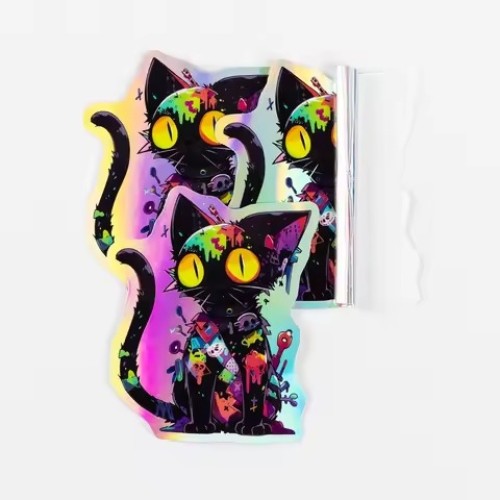 Custom Personalized Logo Design Printed Adhesive Sticker Vinyl PVC Letter Die Cut Stickers for Promotion