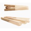 Custom logo 50 Sheets Canned Brown Rolling Paper 110mm Hand-rolled Cone Wood Pulp Paper Rolling Paper
