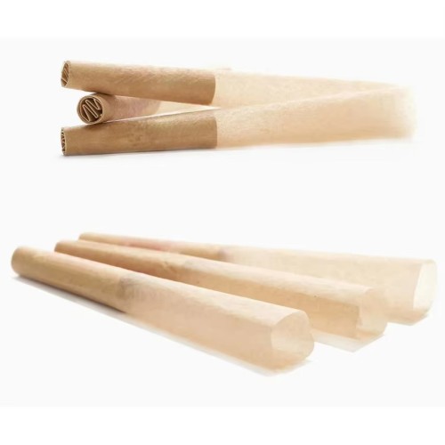Custom logo 50 Sheets Canned Brown Rolling Paper 110mm Hand-rolled Cone Wood Pulp Paper Rolling Paper