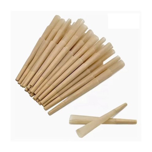 Custom logo 50 Sheets Canned Brown Rolling Paper 110mm Hand-rolled Cone Wood Pulp Paper Rolling Paper