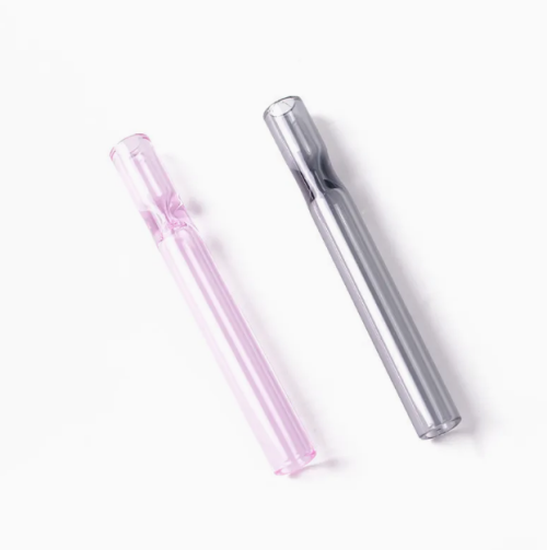 Colorful Og Glass Chillum One Hitter Pipe Tobacco Glass Smoking Pipe