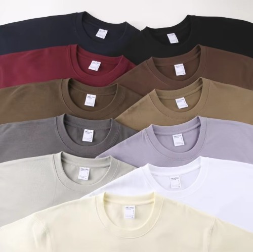 High Quality Unisex 100% Cotton Custom Logo Tshirt Print Brand Private Label Pre Shrunk Custom Oversize T Shirt