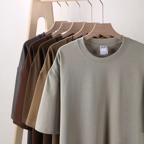 High Quality Unisex 100% Cotton Custom Logo Tshirt Print Brand Private Label Pre Shrunk Custom Oversize T Shirt