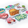 Custom Logo Wholesale Printing UV Resist Matte PVC Die Cut Sticker Waterproof Vinyl Paper Cartoon Stickers for Kids