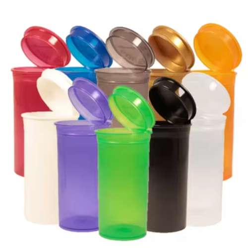 Plastic Bottle Multifunctional Large Capacity Reversible Push Down and Turn Vials
