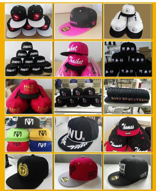 Custom Snapback Hat 3D Embroidery Blank Custom Snap Back Caps for Men