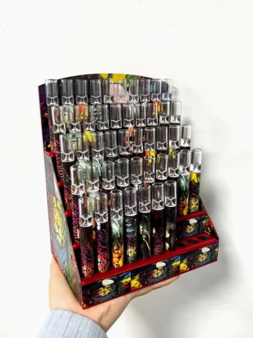 Custom Large Herb Hookah Dugout Water Pipes Tobacco Smoking DAB Rig Spring Design Oil Chillum