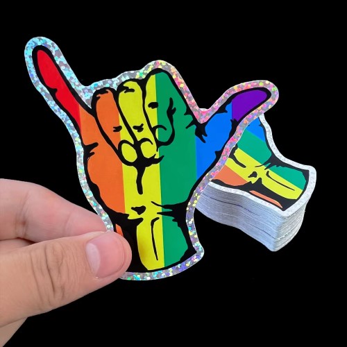 Custom Adhesive Label Logo Design UV Proof Printing Waterproof Cartoon PVC Vinyl Die Cut Sticker Custom Stickers