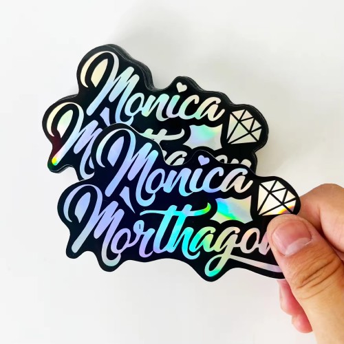 Custom Adhesive Label Logo Design UV Proof Printing Waterproof Cartoon PVC Vinyl Die Cut Sticker Custom Stickers