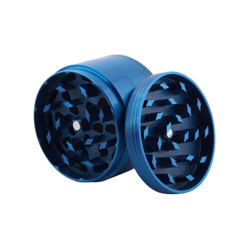 Erliao Wholesale 50mm Zinc Metal Herb Grinder Custom logo Gold Zinc Alloy Tobacco Spice Grinder
