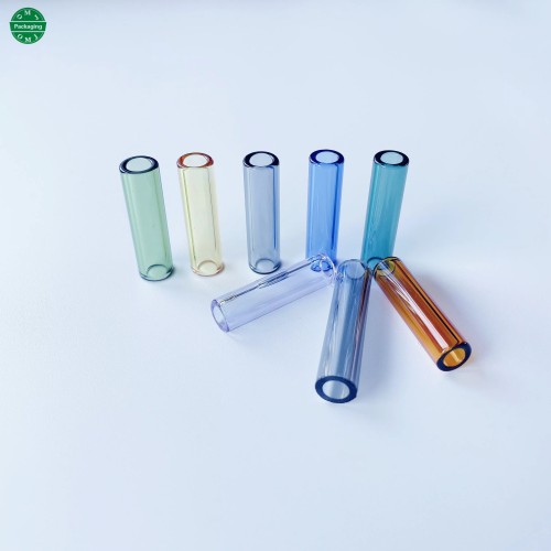 In Stock clear 12*30mm 10*30mm Straight Glass Filter Tips for Rolling Paper