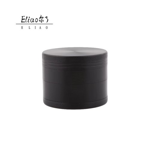 Erliao Wholesale 50mm Zinc Metal Herb Grinder Custom logo Gold Zinc Alloy Tobacco Spice Grinder