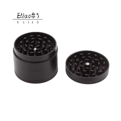 Erliao Wholesale 50mm Zinc Metal Herb Grinder Custom logo Gold Zinc Alloy Tobacco Spice Grinder