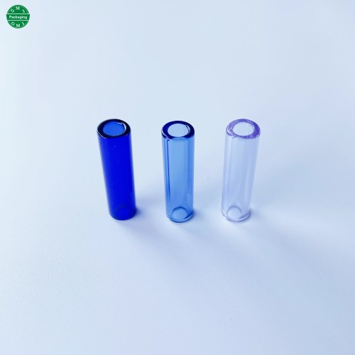 In Stock clear 12*30mm 10*30mm Straight Glass Filter Tips for Rolling Paper