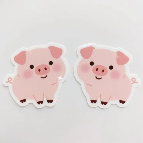 Custom Logo Brand Die Cut Anime Vinyl Stickers Rainbow Effect Holographic Stickers Printing Any Custom Shape