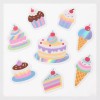 Custom Logo Brand Die Cut Anime Vinyl Stickers Rainbow Effect Holographic Stickers Printing Any Custom Shape