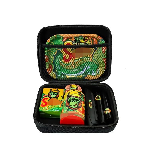 Wholesale Smoke Shop Rolling Tray Smoking Set Cigarette Machine Herb Grinder Smoking Accessories