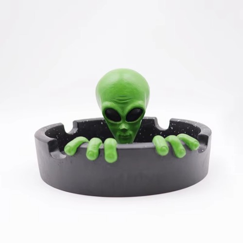 Wholesale Custom logo Resin Ceramic Funny Cigar Ashtray