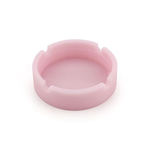 Heat-resistant Round Rectangle Silicone Ashtray Multi-color Luminous Customized logo