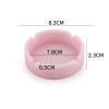 Heat-resistant Round Rectangle Silicone Ashtray Multi-color Luminous Customized logo