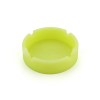 Heat-resistant Round Rectangle Silicone Ashtray Multi-color Luminous Customized logo