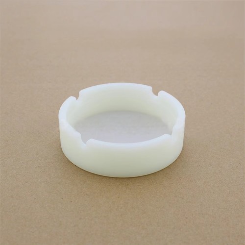 Heat-resistant Round Rectangle Silicone Ashtray Multi-color Luminous Customized logo