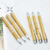 Custom Logo Bamboo Ballpoint Ball Pen-customized Wood Bamboo Pen