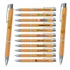 Custom Logo Bamboo Ballpoint Ball Pen-customized Wood Bamboo Pen