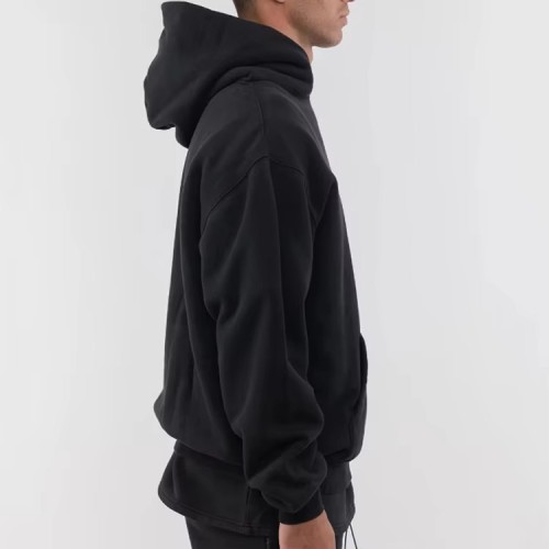Custom Logo Blank Drop Shoulder Custom Print Hoodies Oversize Pullover Heavyweight Hoodie for Men