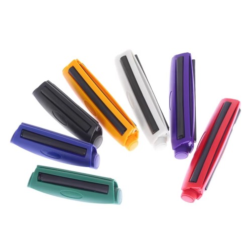 Cigarette Device Custom Logo Wholesale Cigarette Rolling Machine 78mm Plastic Tobacco Manual Hand Cigarette Roller Maker