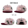 Hip Hop Snapback Hat Custom 3D Embroidery Logo Acrylic Classic Snapback Caps