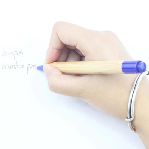 High quality eco-friendly colorful bamboo pen with custom logo