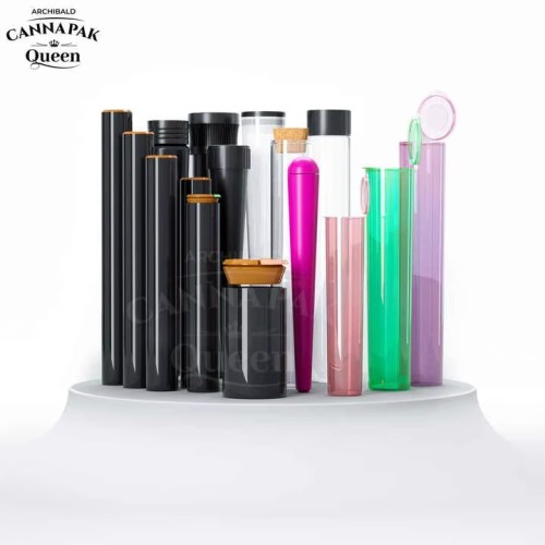 Custom Plastic Biodegradable Pre Roll Tube for King Size Cone