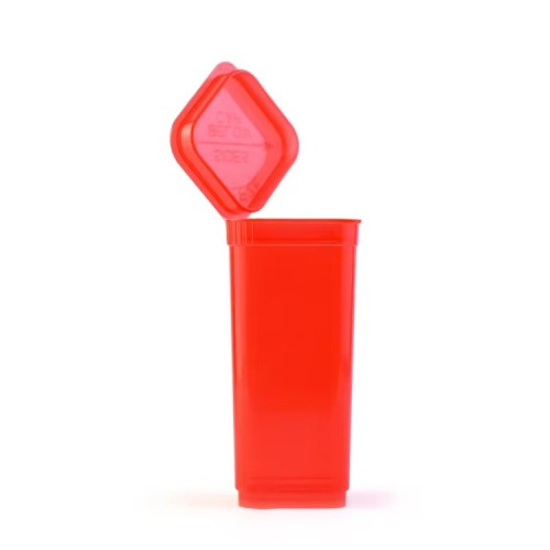 Childproof Transparent Black Red Green Waterproof Airtight Smell Proof Odor Sealing Plastic Squeeze Pop Top Tubes