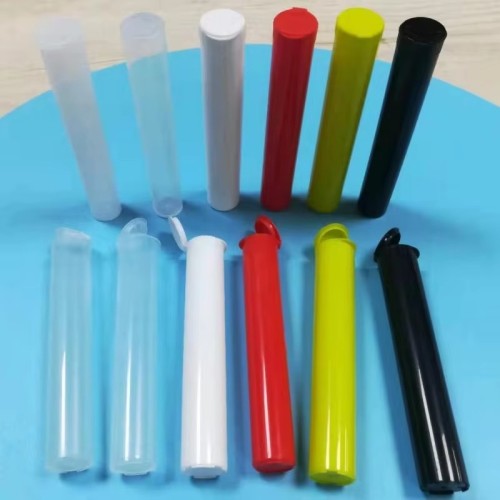 Childproof Transparent Black Red Green Waterproof Airtight Smell Proof Odor Sealing Plastic Squeeze Pop Top Tubes