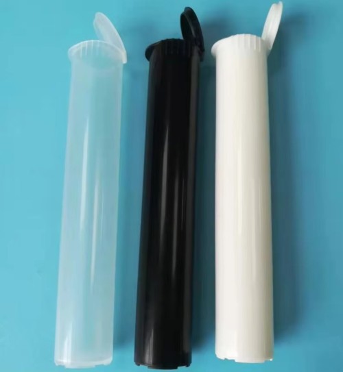 Childproof Transparent Black Red Green Waterproof Airtight Smell Proof Odor Sealing Plastic Squeeze Pop Top Tubes