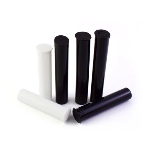 Childproof Transparent Black Red Green Waterproof Airtight Smell Proof Odor Sealing Plastic Squeeze Pop Top Tubes