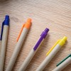 Promotional Eco Friendly Paper Ballpoint Pen Cheap Custom Logo Gift Recycled Paper Pen With Custom Logo