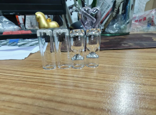 10 PCS Reusable Glass Filter Tips for Cigarettes, Premium Rolling Tips, Easy to Clean Rolling Mouthpiece (Flat Mouth)