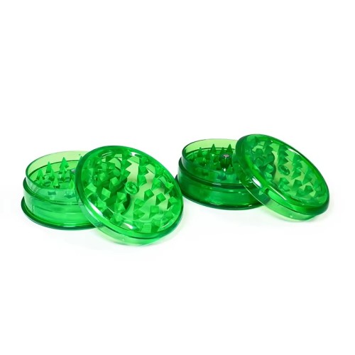  Plastic Herb & Tobacco Grinder Mini Small Dry Spice Grinder Mirror Technique Smoking Pipes