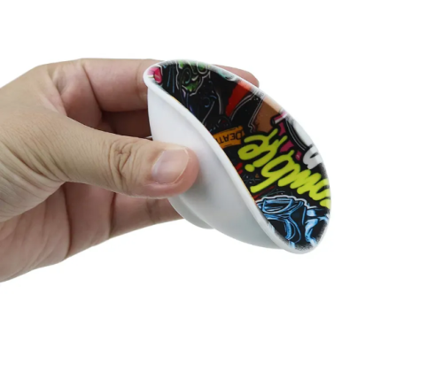 Tobacoo Rolling Bowl Water Transfer Printing Silicone Bowl for Dry Herb Pre Roll