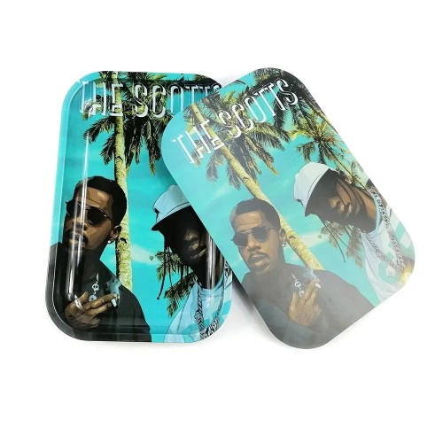 Small MOQ Custom Herb Rollings Trays Herb Smoke Plain Cigarette Tray