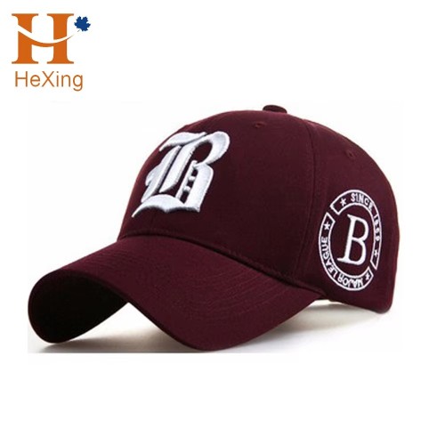 Custom Outdoor 100% Cotton 3d Embroidery Logo Gorras Sports Hats Adjustable 6 Panel Curved Brim Golf Baseball Cap