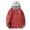 Fashion Brand Customized Pullover Hoodies Heavyweight Plush Thickened Solid Color Embroidered Dripping