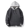 Fashion Brand Customized Pullover Hoodies Heavyweight Plush Thickened Solid Color Embroidered Dripping
