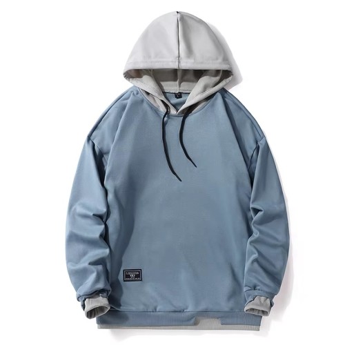 Fashion Brand Customized Pullover Hoodies Heavyweight Plush Thickened Solid Color Embroidered Dripping