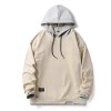 Fashion Brand Customized Pullover Hoodies Heavyweight Plush Thickened Solid Color Embroidered Dripping