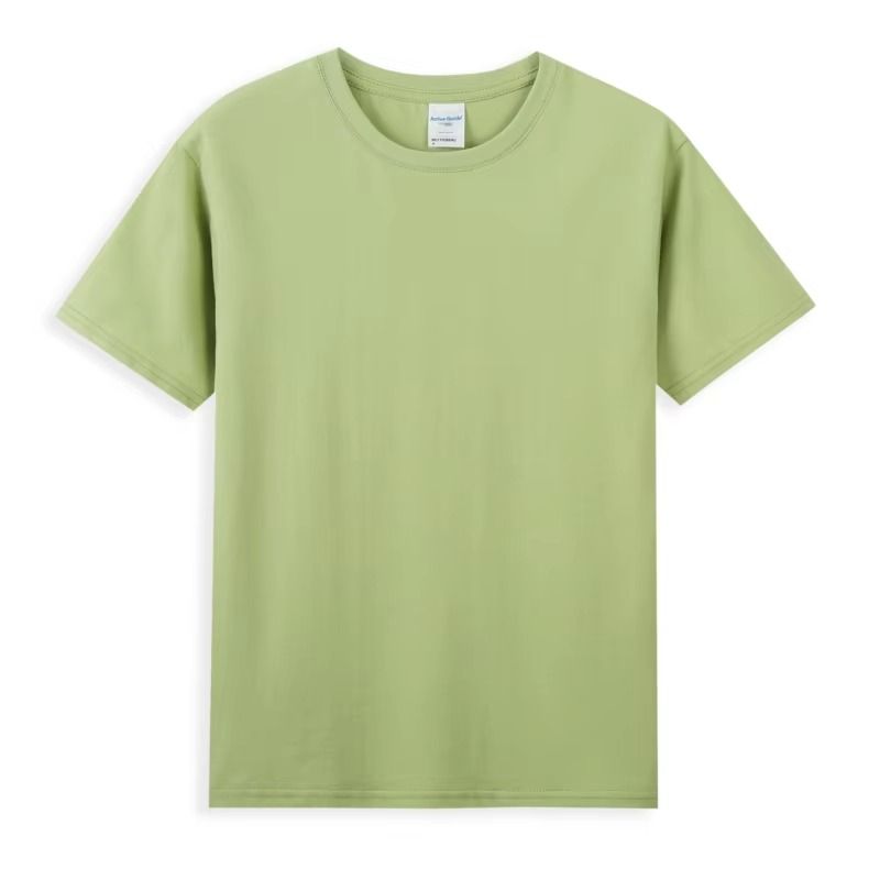 Custom Printed Brand Logo 100% Cotton T-shirt Wholesale Men's Embroidered Tee Tshirt