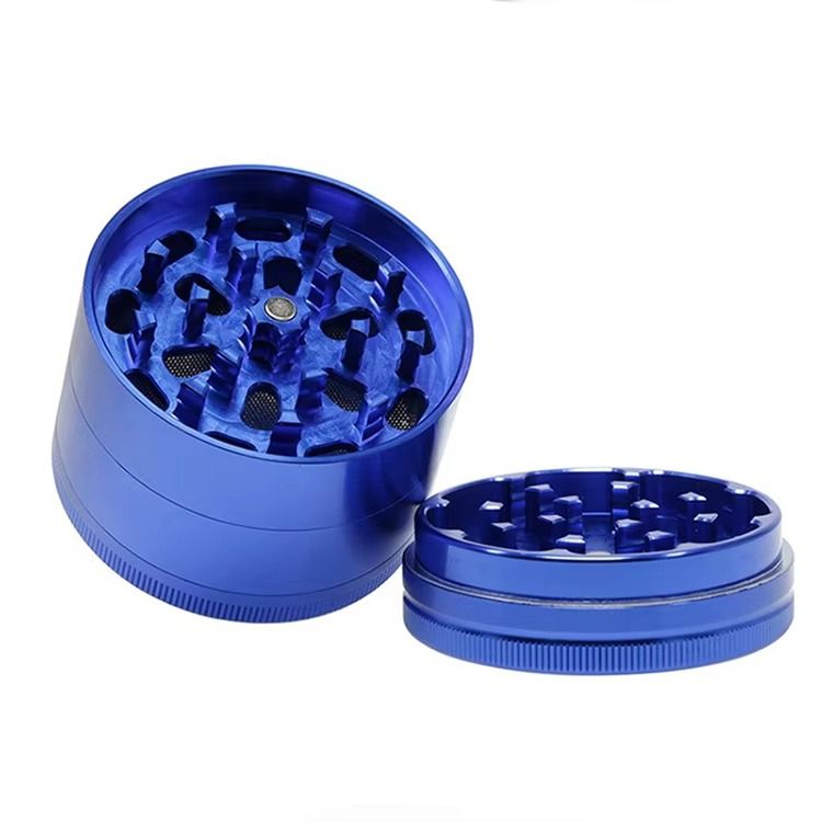 High Quality Diameter Herb Grinder Aluminum Metal Tobacco Grinder Custom Logo 4 Piece Metal Grinder