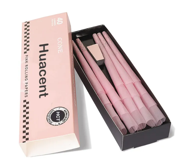 0.5g Joint Cones Pre Rolled Jumbo Smoking Cone Paper Wrapper Custom Logo Preroll Cones